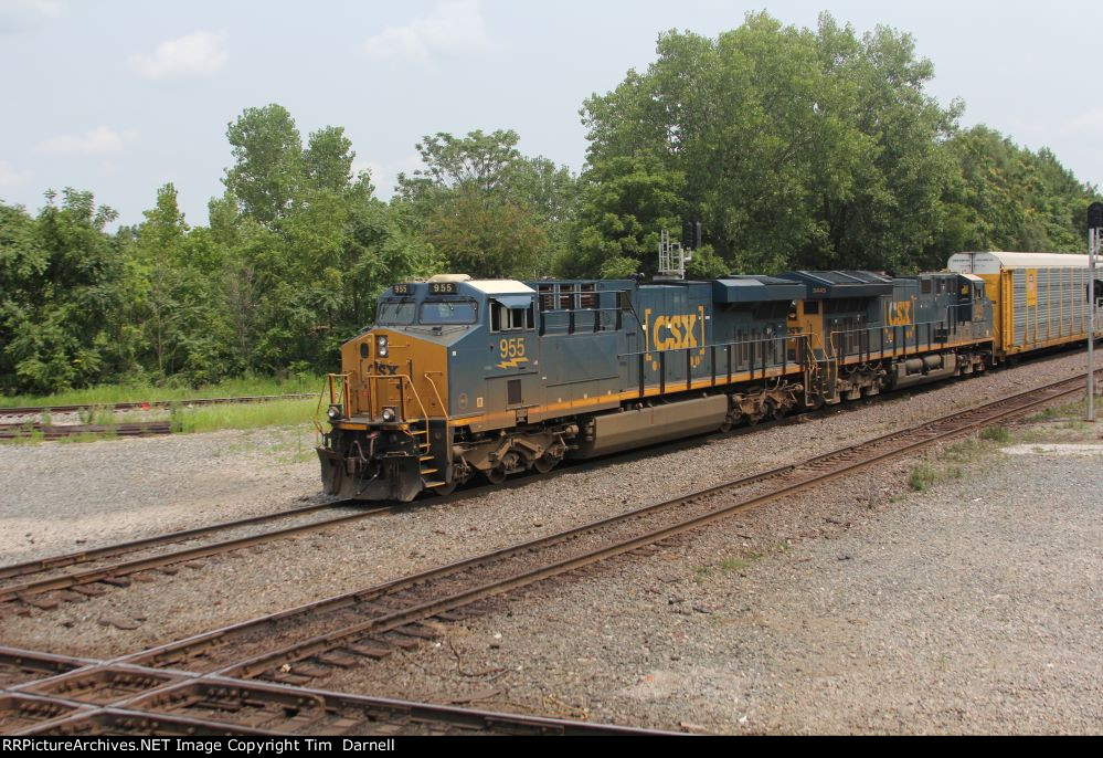 CSX 955 leads M217